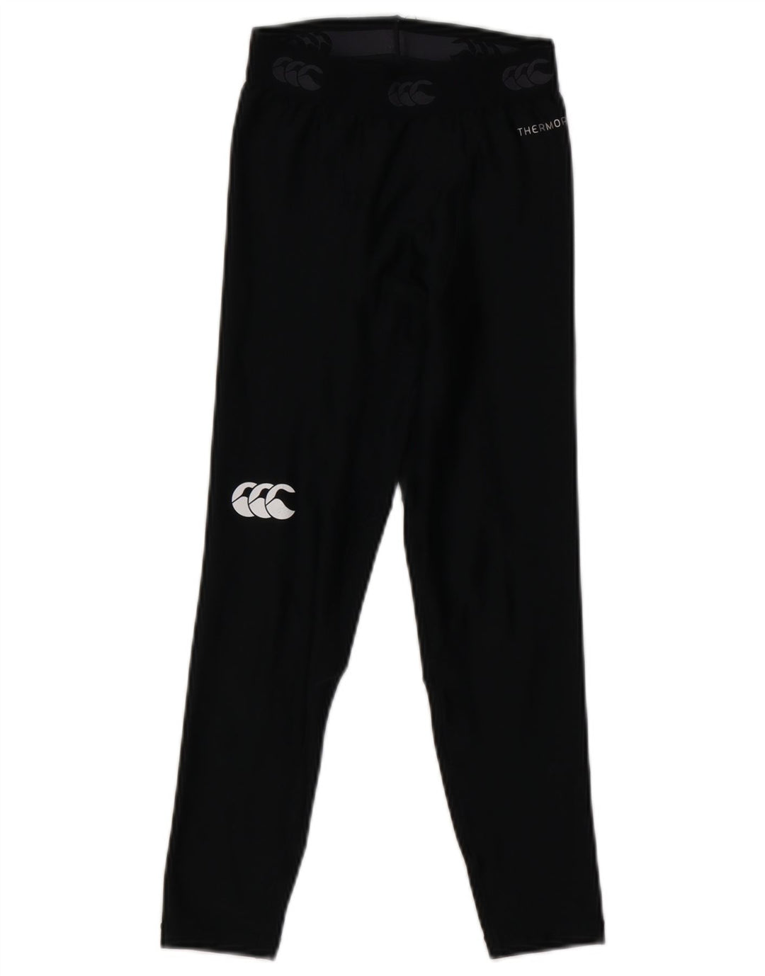 Leggings grafici per ragazze Canterbury 7-8 anni piccoli in poliestere nero