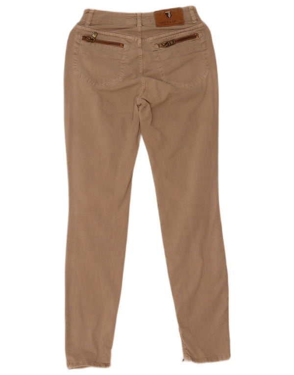 Jeans Skinny Donna Trussardi W24 L29 Cotone Beige
