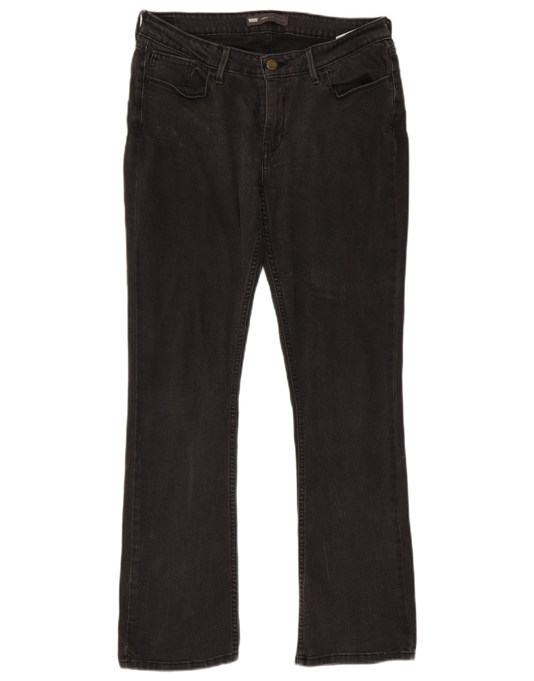 Jeans bootcut legging da donna Levi's W32 L32 cotone nero
