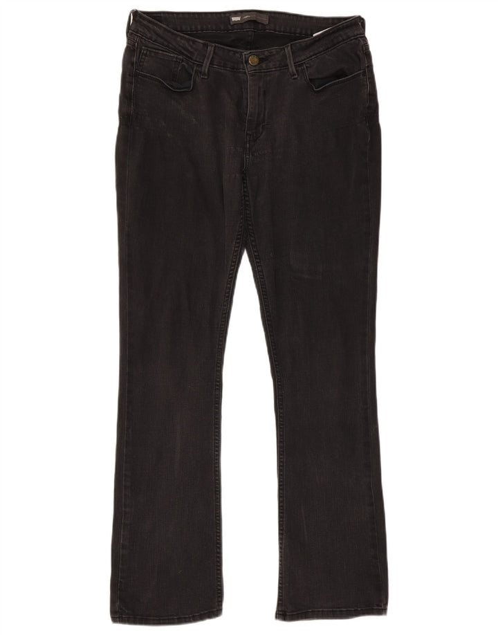 Jeans bootcut legging da donna Levi's W32 L32 cotone nero