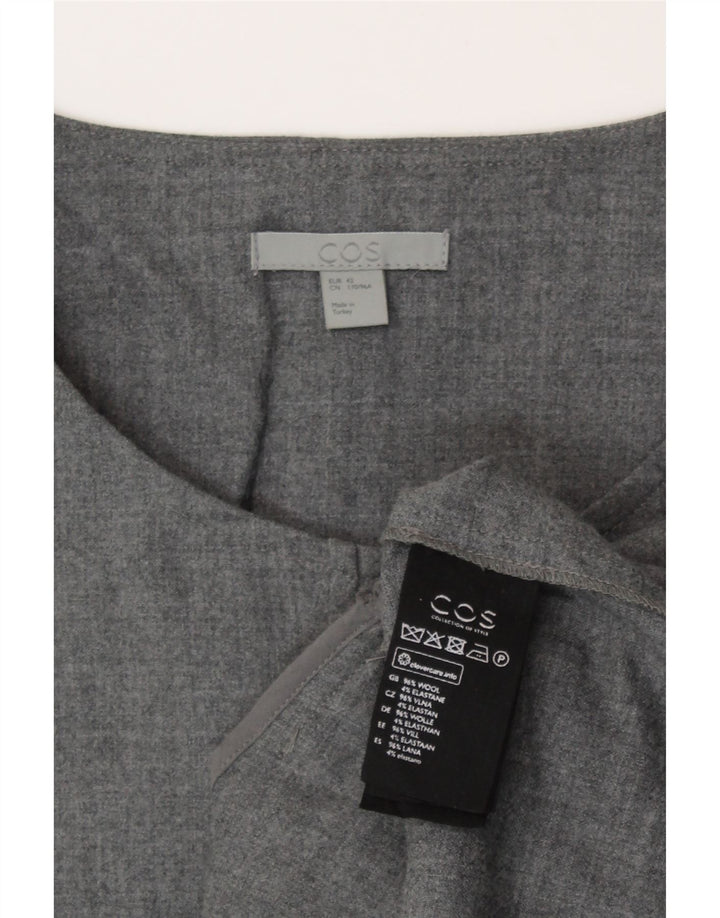 Giacca blazer a 5 bottoni da donna Cos EU 42 grande lana grigia
