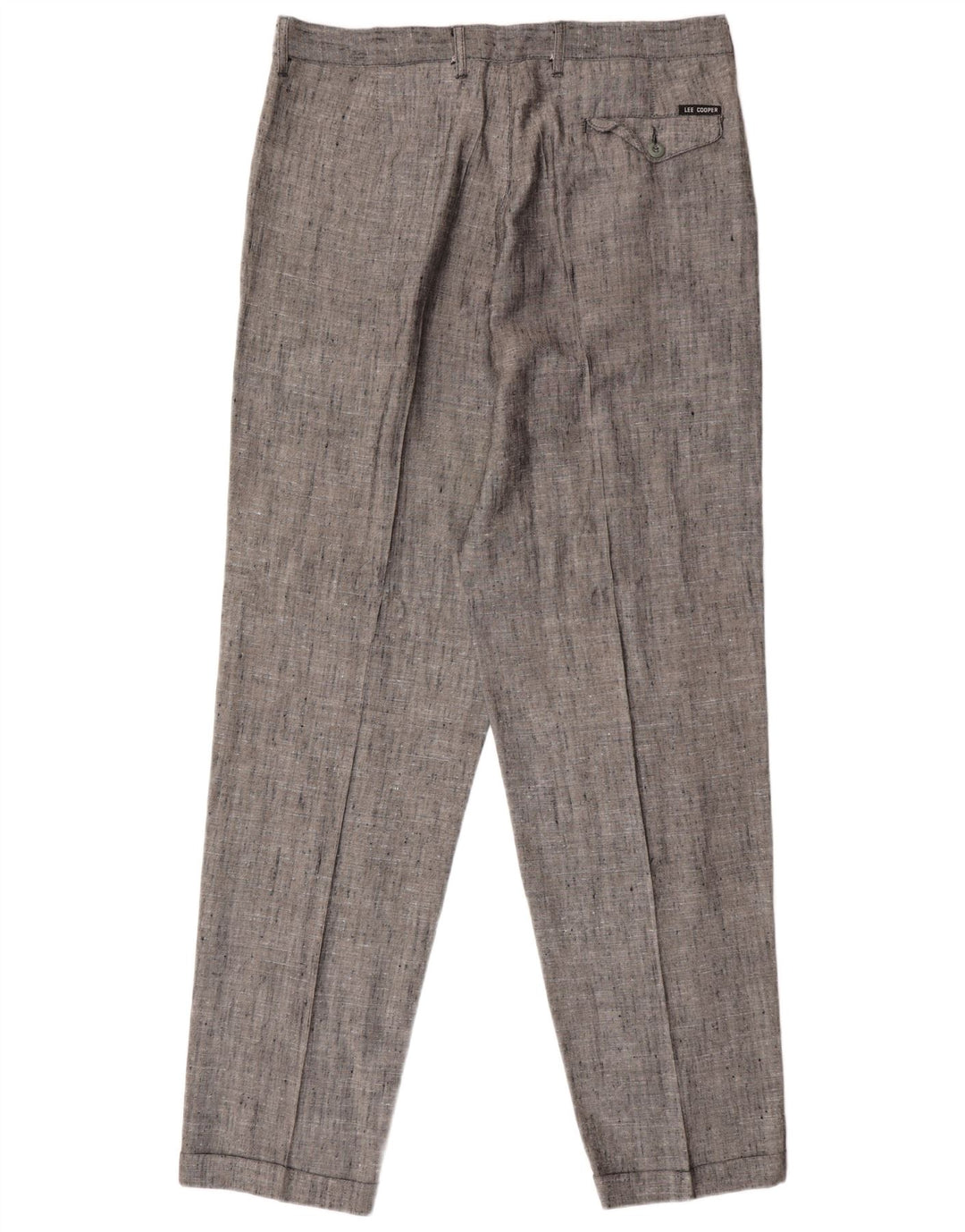 Pantaloni chino affusolati Lee Cooper da uomo W36 L33 viscosa grigia