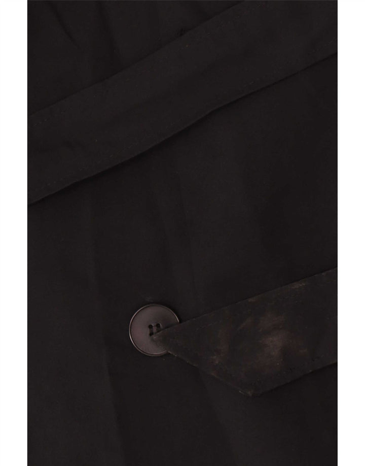 Trench doppiopetto da donna Marks & Spencer UK 20 2XL Nero