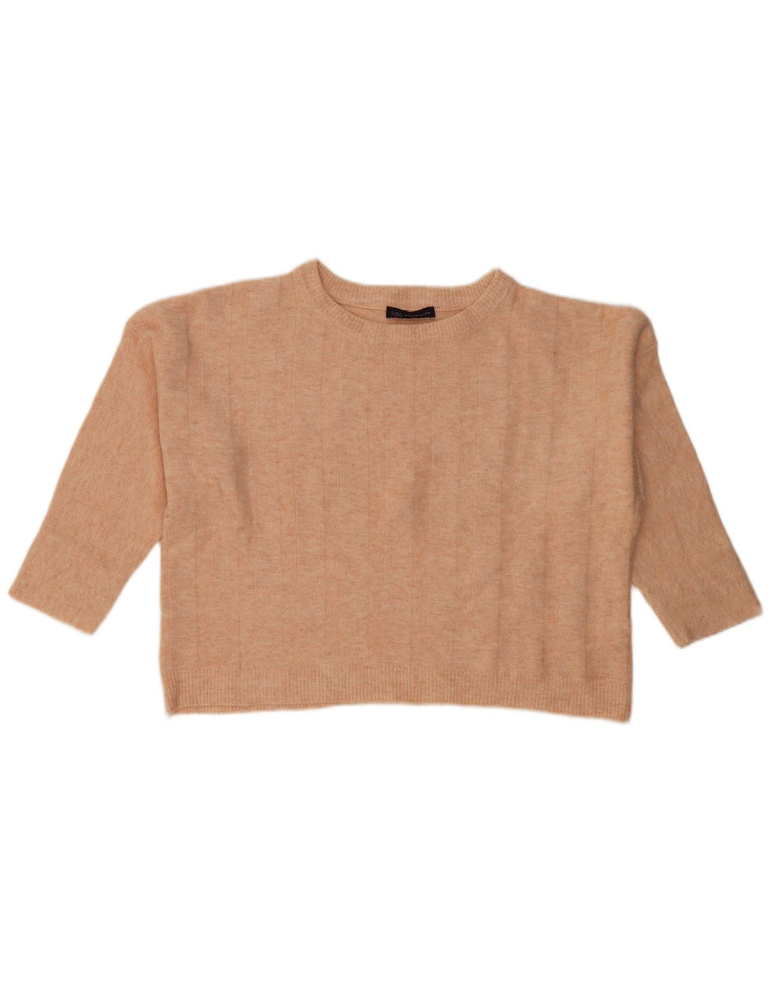 Maglione girocollo corto da donna Marks & Spencer UK 14 Rosa medio