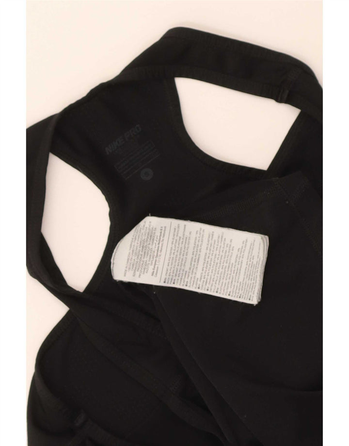 Canotta grafica da donna Nike UK 8 Small poliestere nero