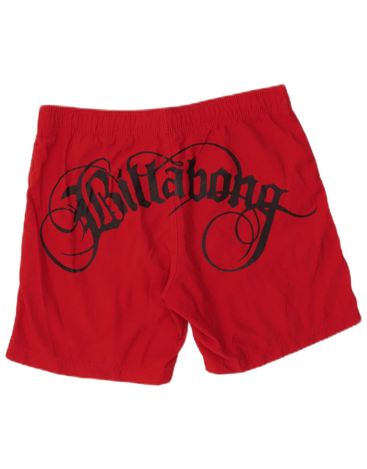 Pantaloncini da bagno grafici da uomo Billabong rosso medio