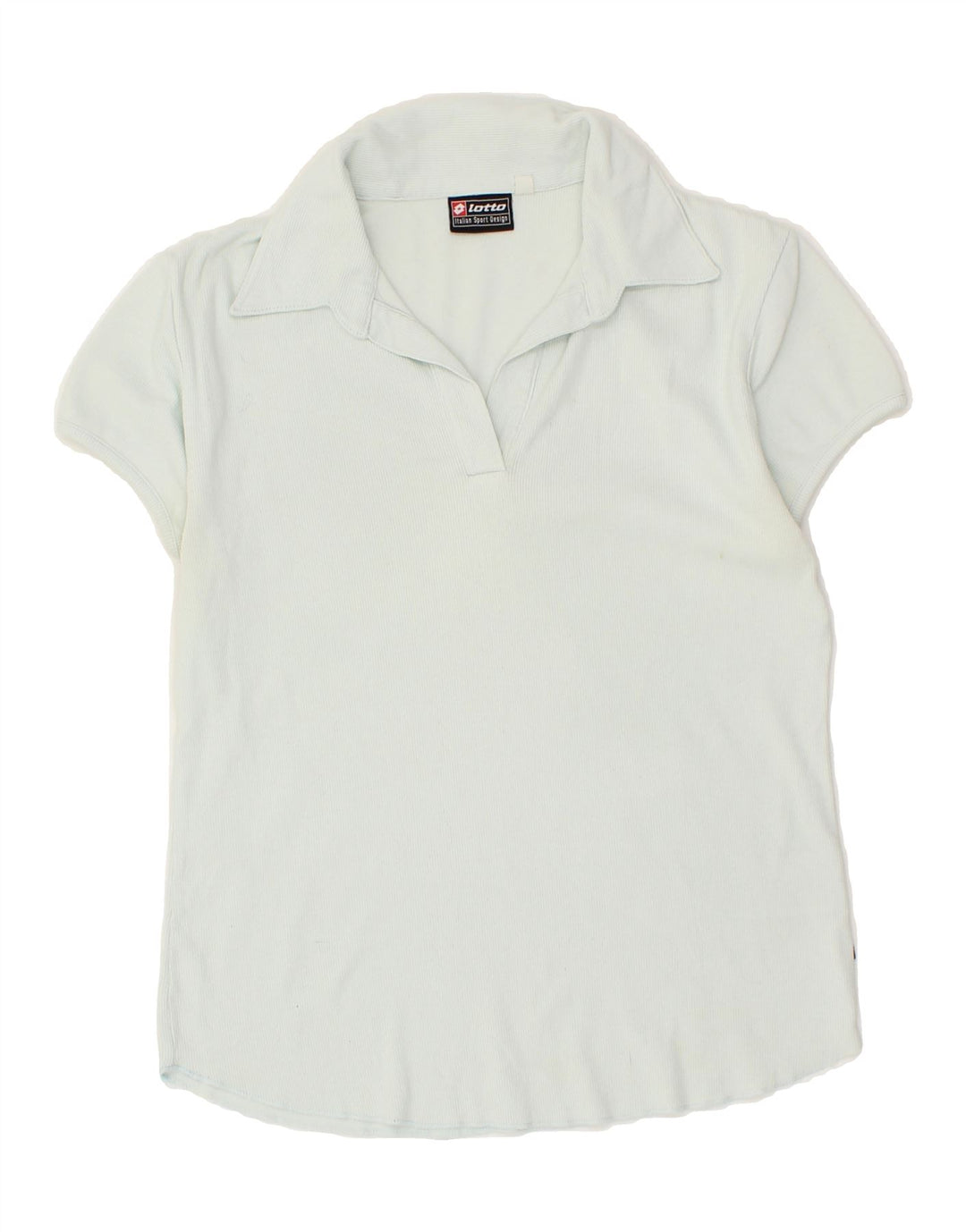 LOTTO Womens Polo Shirt UK 12 Medium Blue Vintage Lotto and Second-Hand Lotto from Messina Hembry 