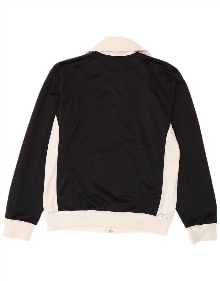 Giacca da ginnastica da uomo Puma Small in poliestere color block nero