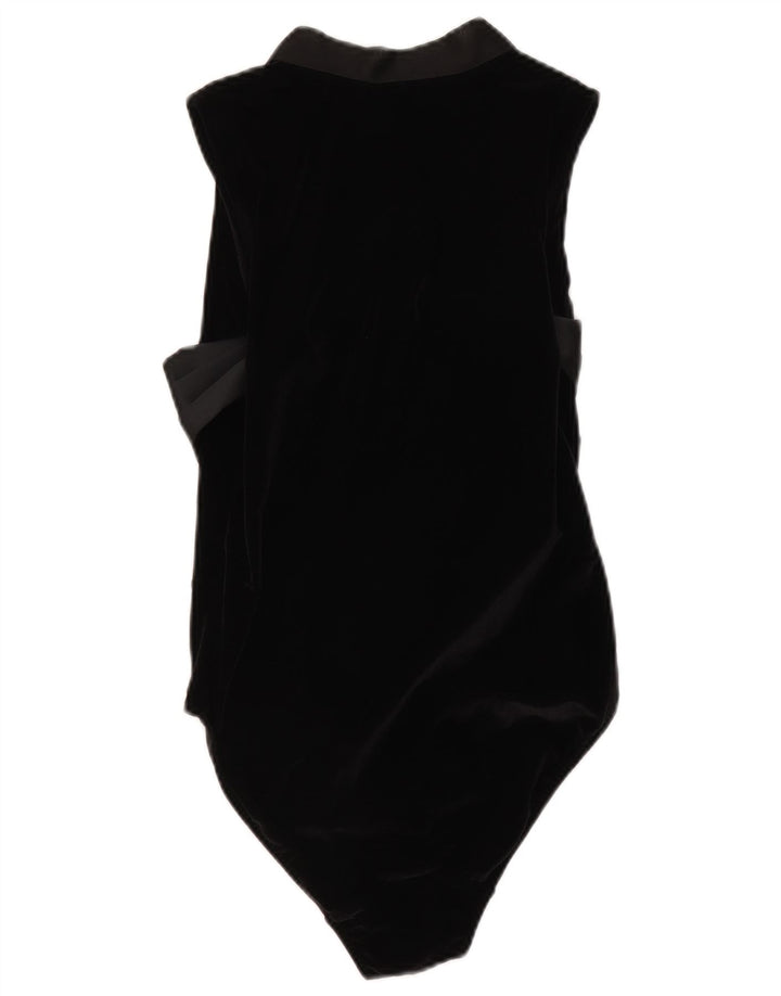 Body senza maniche in velluto da donna IMEC IT 48 XL Nero