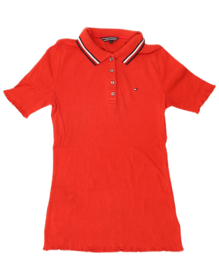 Polo da donna Tommy Hilfiger UK 8 piccola rossa