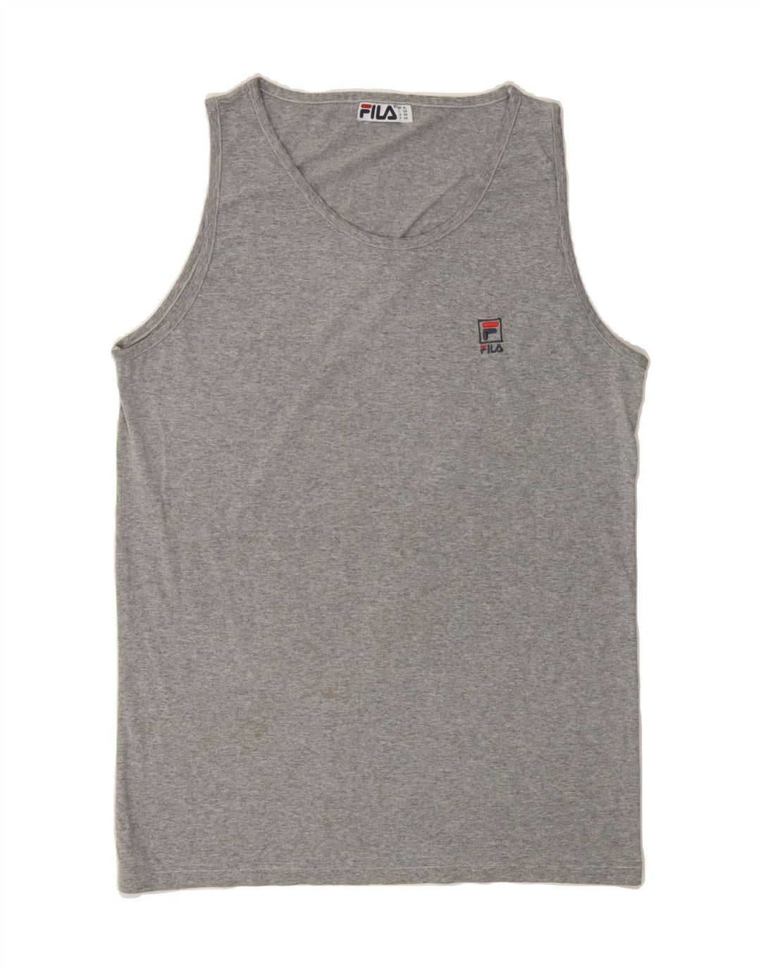 FILA Womens Vest Top UK 18 XL Grey Cotton Vintage Fila and Second-Hand Fila from Messina Hembry 