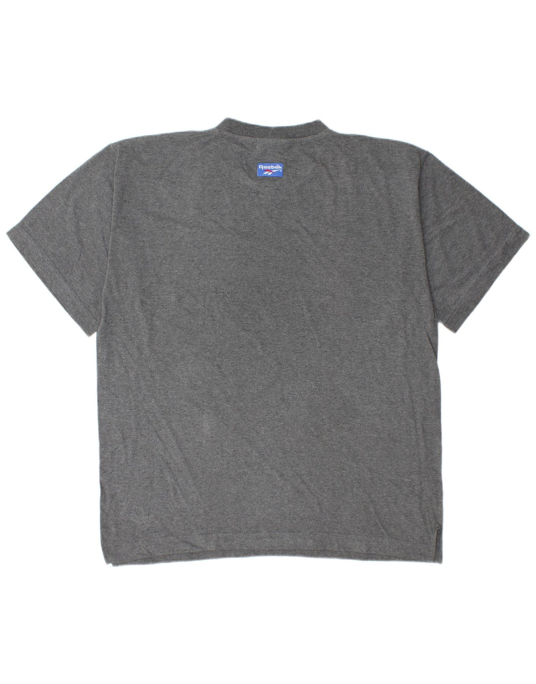 T-shirt da uomo REEBOK Top Large in cotone grigio