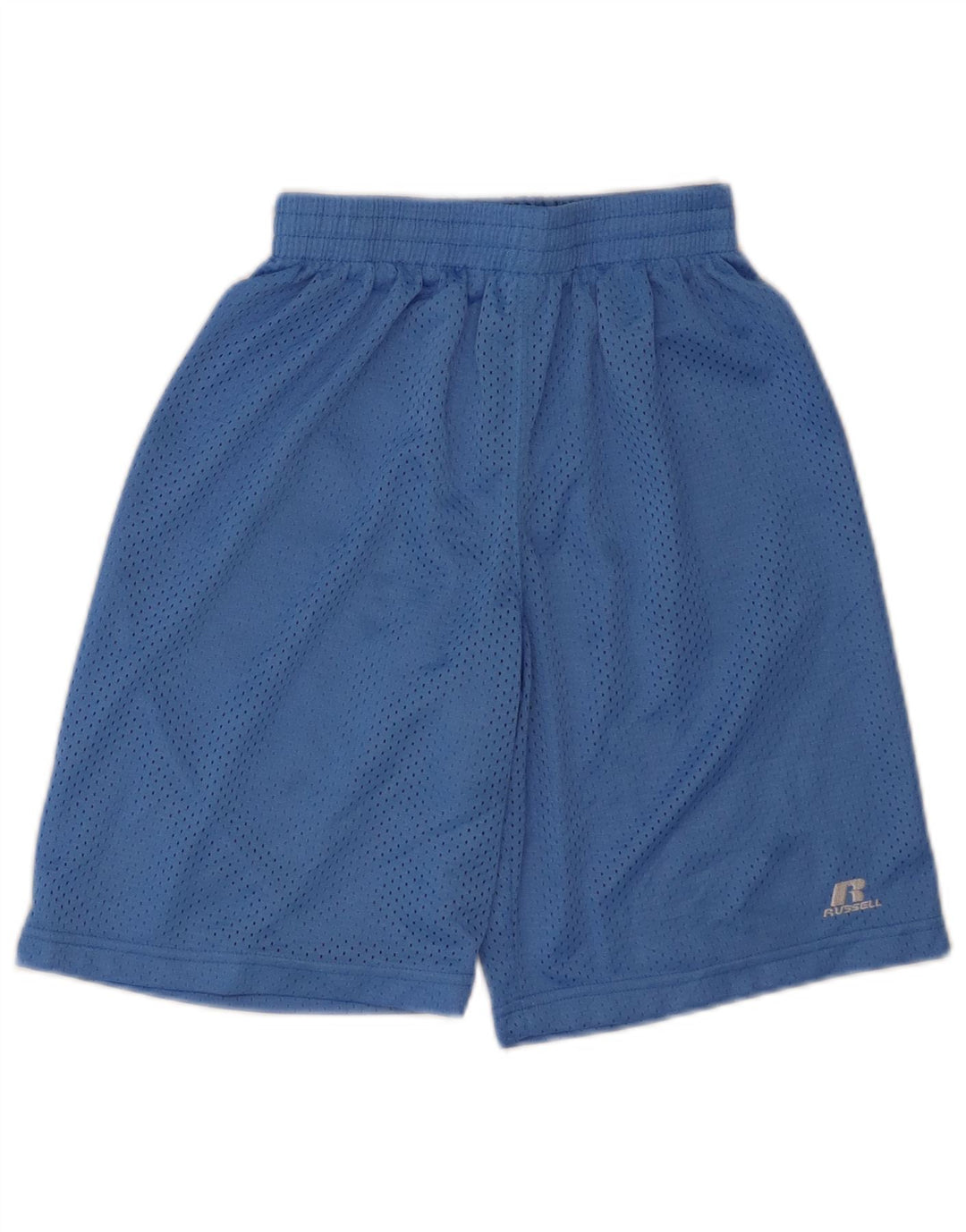 Pantaloncini sportivi da ragazzo Russell Athletic 10-11 anni in poliestere blu