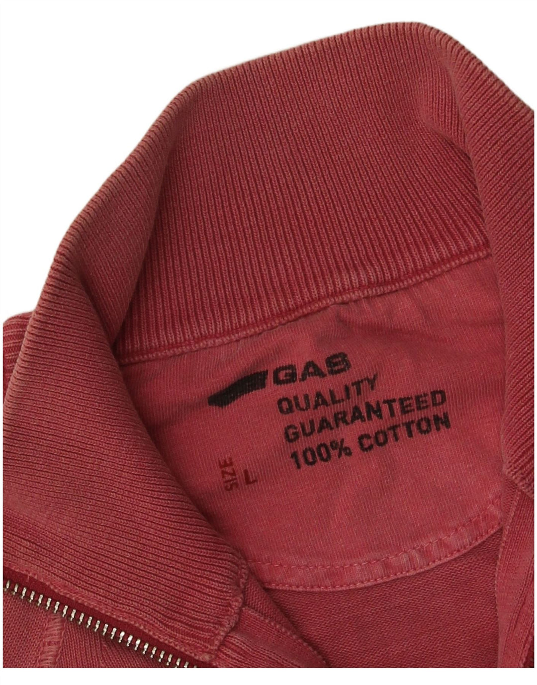 Giacca da ginnastica da uomo Gas Large in cotone rosa