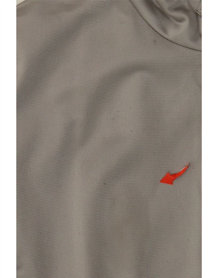 Giacca da tuta da uomo ADIDAS UK 44/46 Large Grigio Colourblock Poliestere