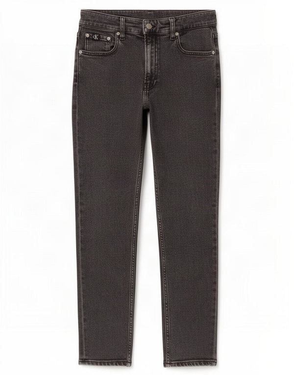 Jeans affusolati da donna Calvin Klein W28 L27 cotone grigio