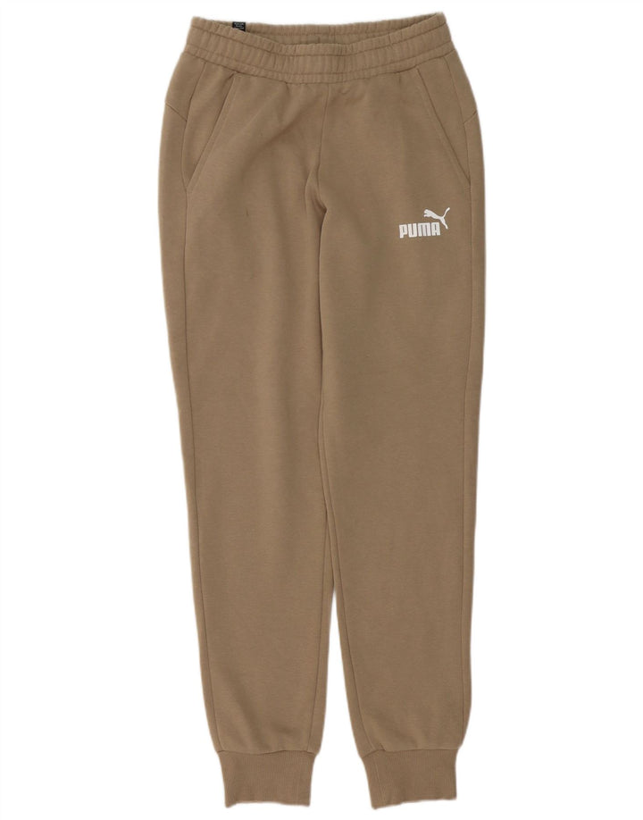 Pantaloni da tuta da uomo Puma Joggers Small Marrone Cotone