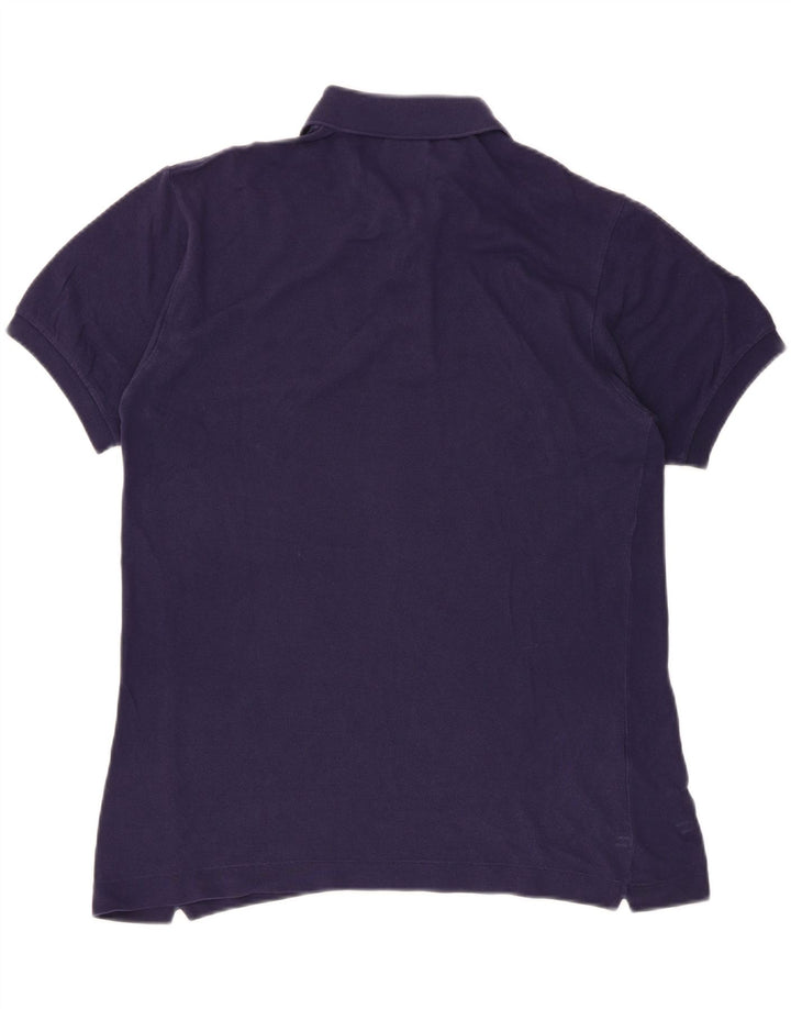 LACOSTE Mens Polo Shirt Size 4 Medium Navy Blue Vintage Lacoste and Second-Hand Lacoste from Messina Hembry 