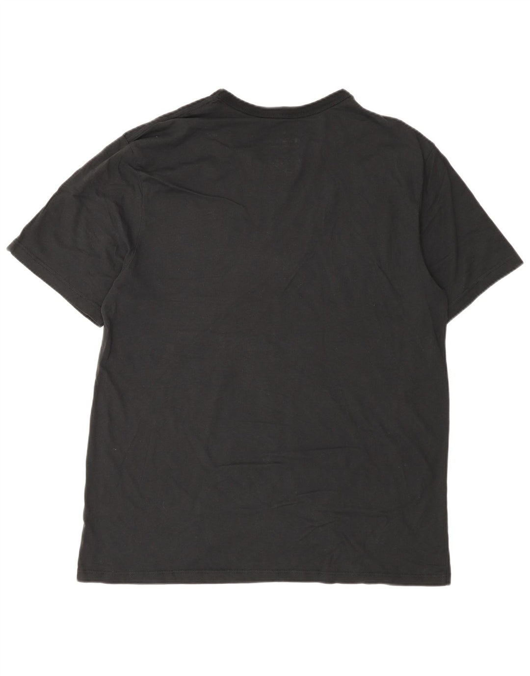 T-shirt grafica da uomo Champion Top grande in cotone nero