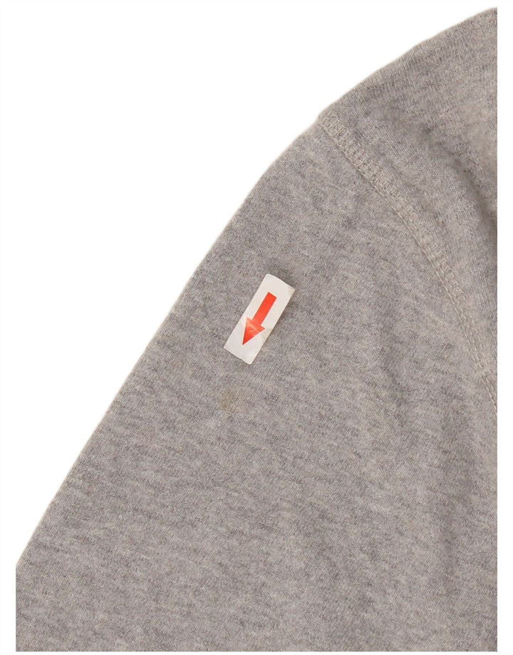 Top grafico da uomo O'Neill a maniche lunghe XL in cotone grigio