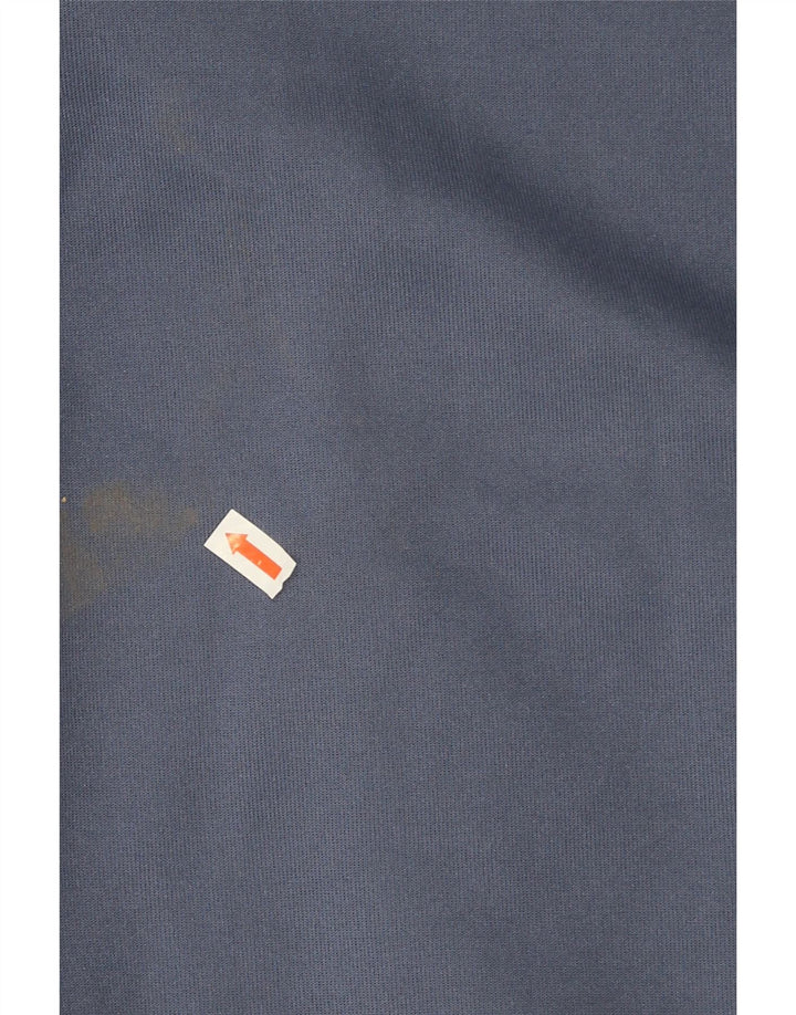 Giacca da ginnastica da uomo Adidas grande in poliestere blu navy