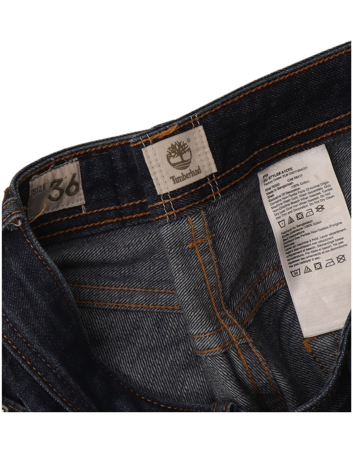 Jeans dritti da uomo Timberland W36 L31 cotone blu navy