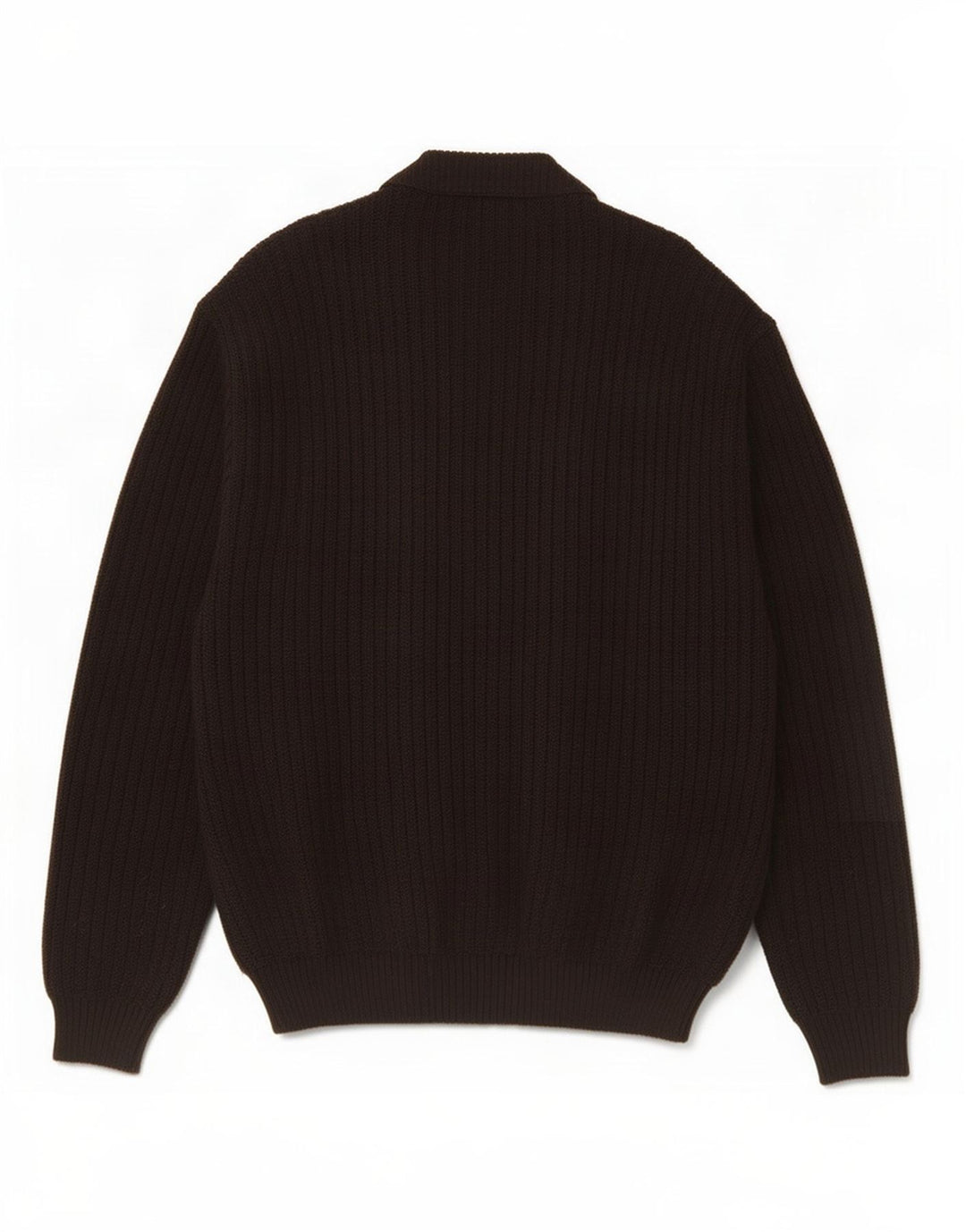 Maglione cardigan da uomo Malagrida XL in lana marrone