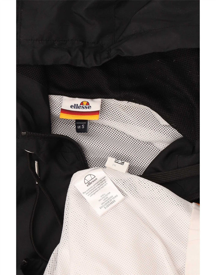 Giacca da ginnastica da uomo con cappuccio grafico Ellesse Small Black Colourblock