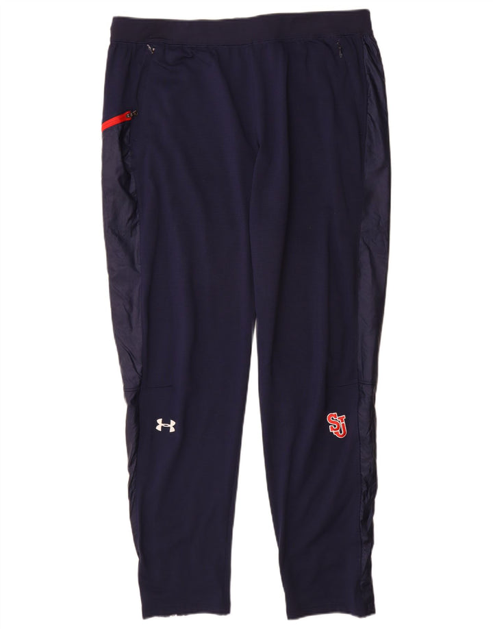 UNDER ARMOUR Mens Cold Gear Tracksuit Trousers Large  Navy Blue