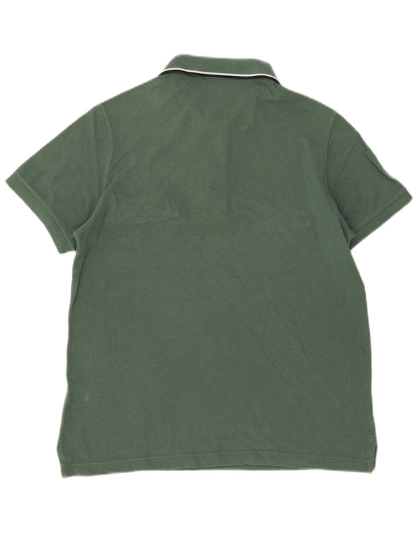 Polo da uomo slim fit Fred Perry in cotone verde medio