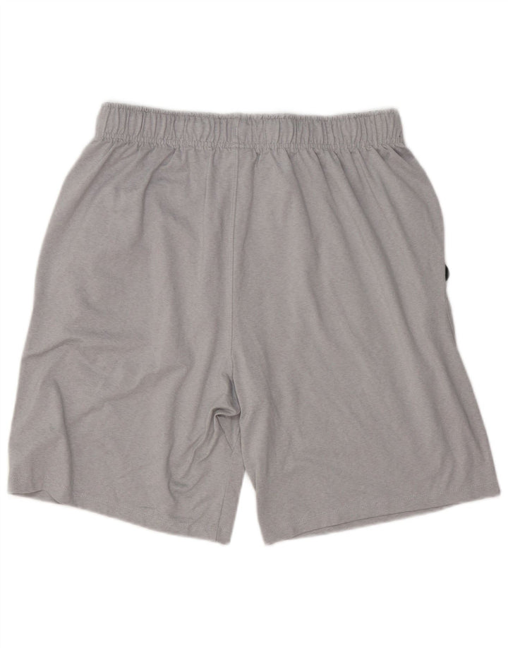 Pantaloncini sportivi da uomo RUSSELL ATHLETIC grandi in poliestere grigio