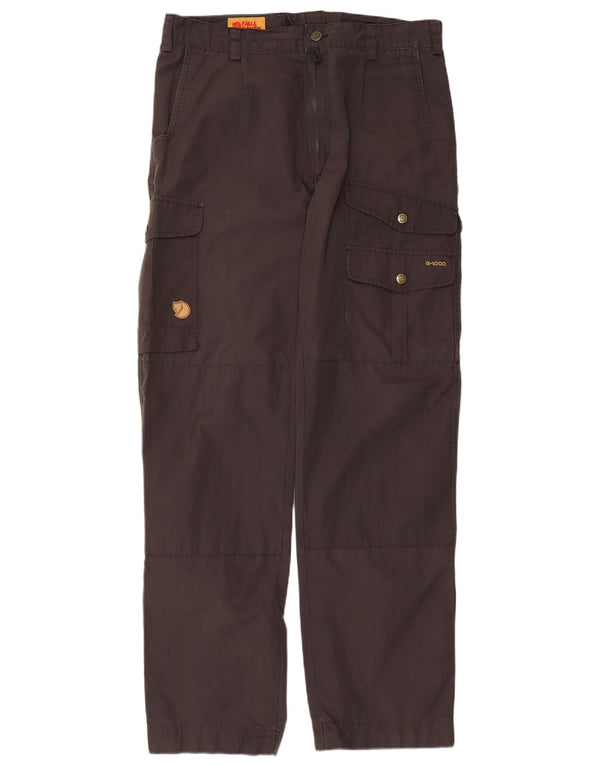 Pantaloni cargo dritti da uomo Fjall Raven IT 50 Large W34 L33 neri