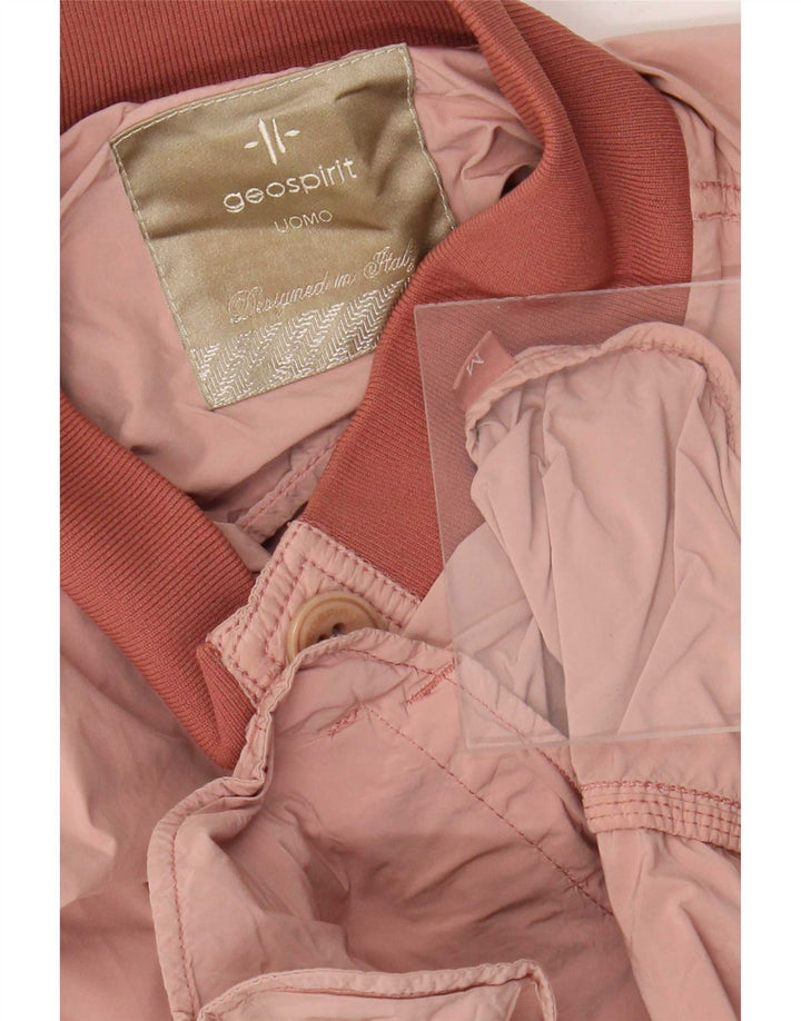Giubbotto bomber da uomo Geospirit UK 38 Colore rosa medio