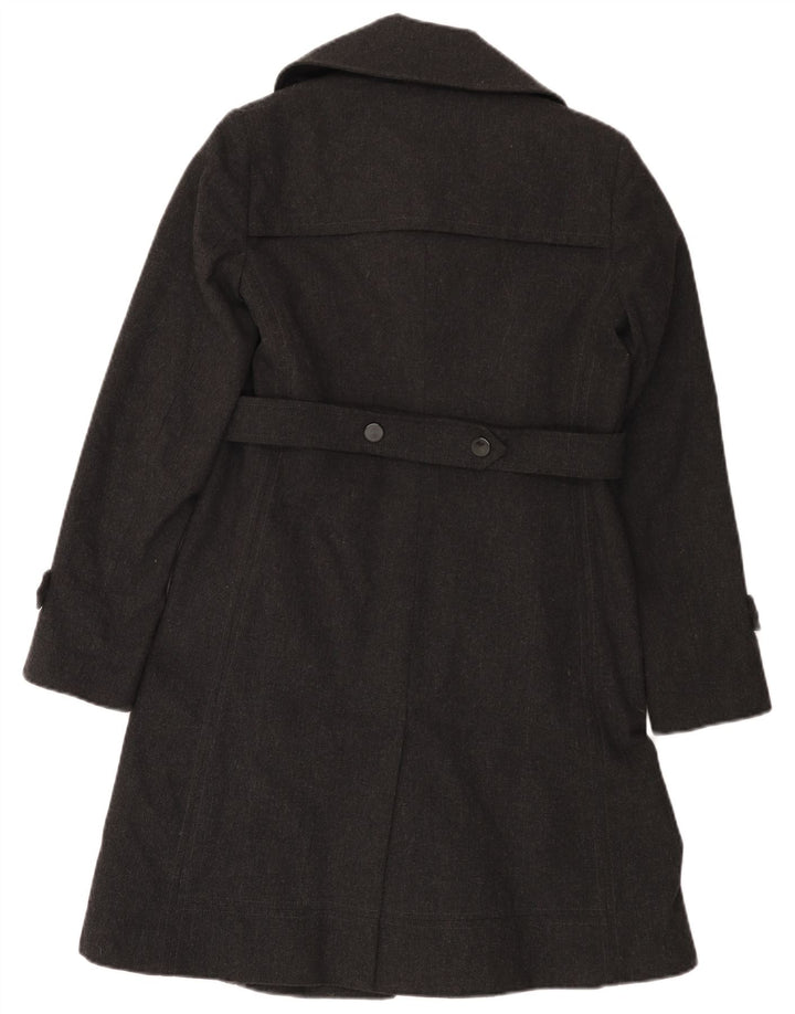 CNC Costume National Cappotto Doppio Petto Donna IT 40 Small Grigio Poliestere