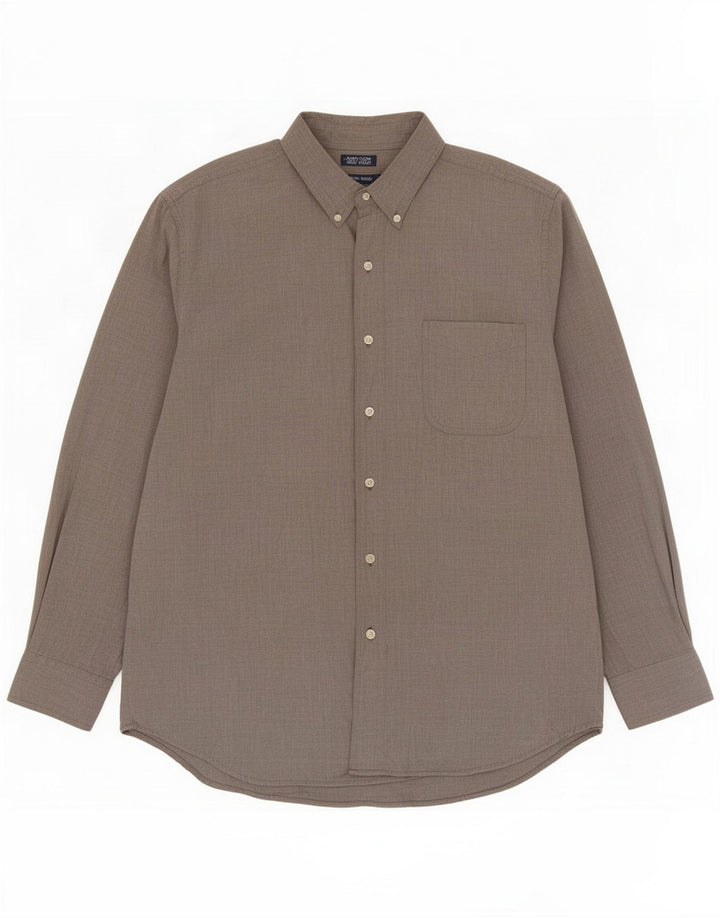 Chaps Camicia da uomo grande grigia