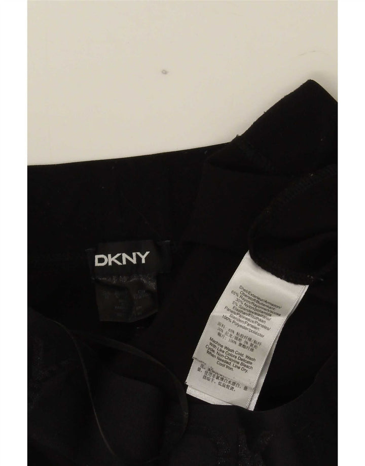 Pantaloni corti grafici da donna Dkny grandi W32 L24 rayon nero