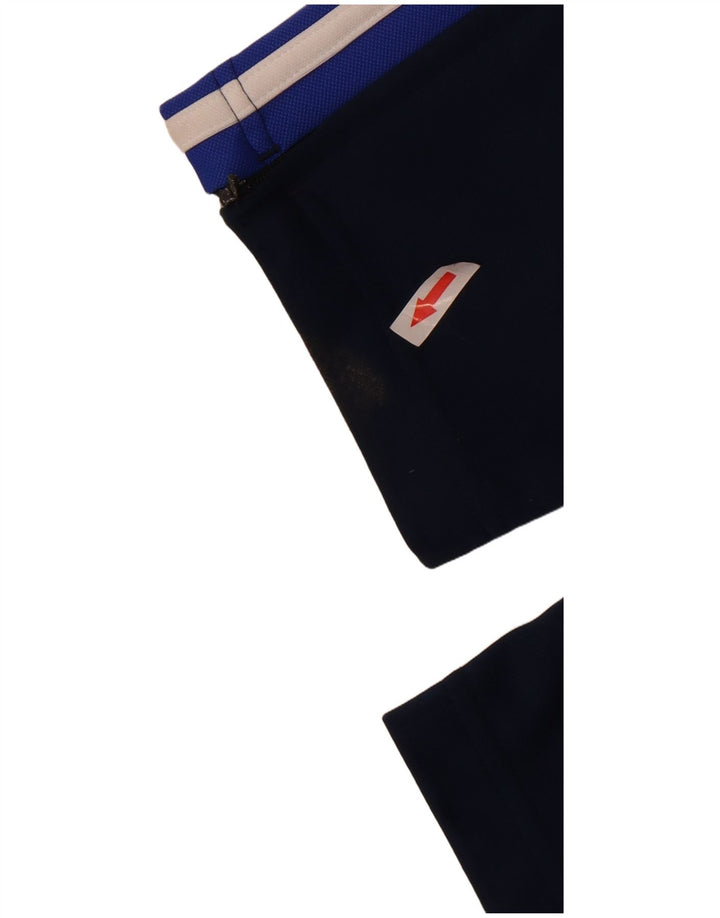 Pantaloni da tuta Adidas Climalite da uomo XL in poliestere blu navy