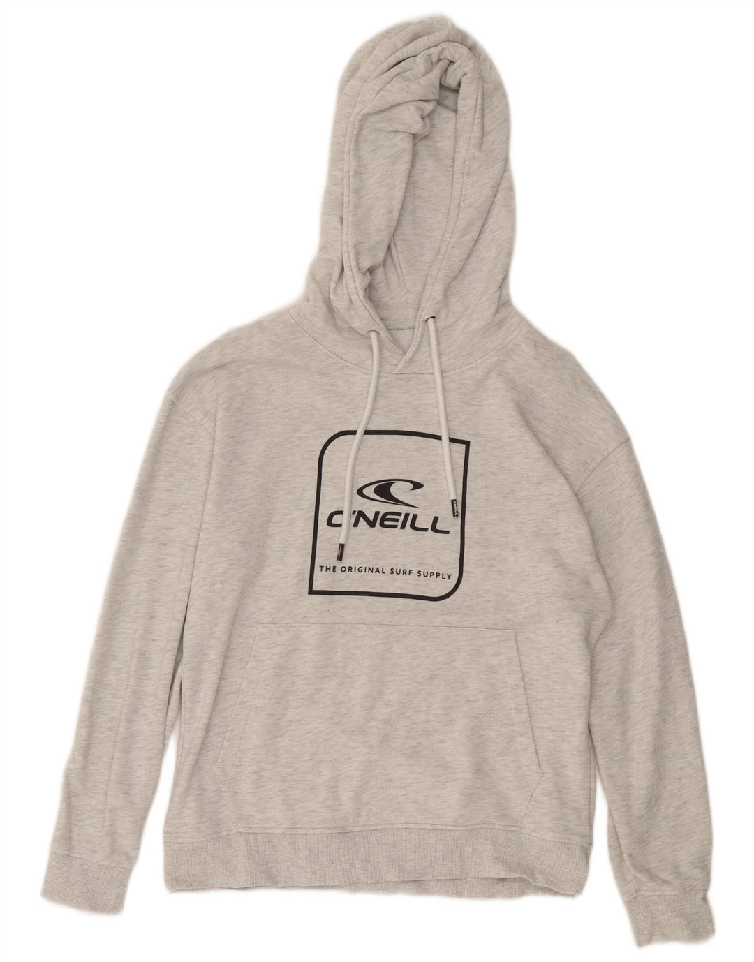 Maglione con cappuccio grafico da uomo O'NEILL piccolo in cotone grigio