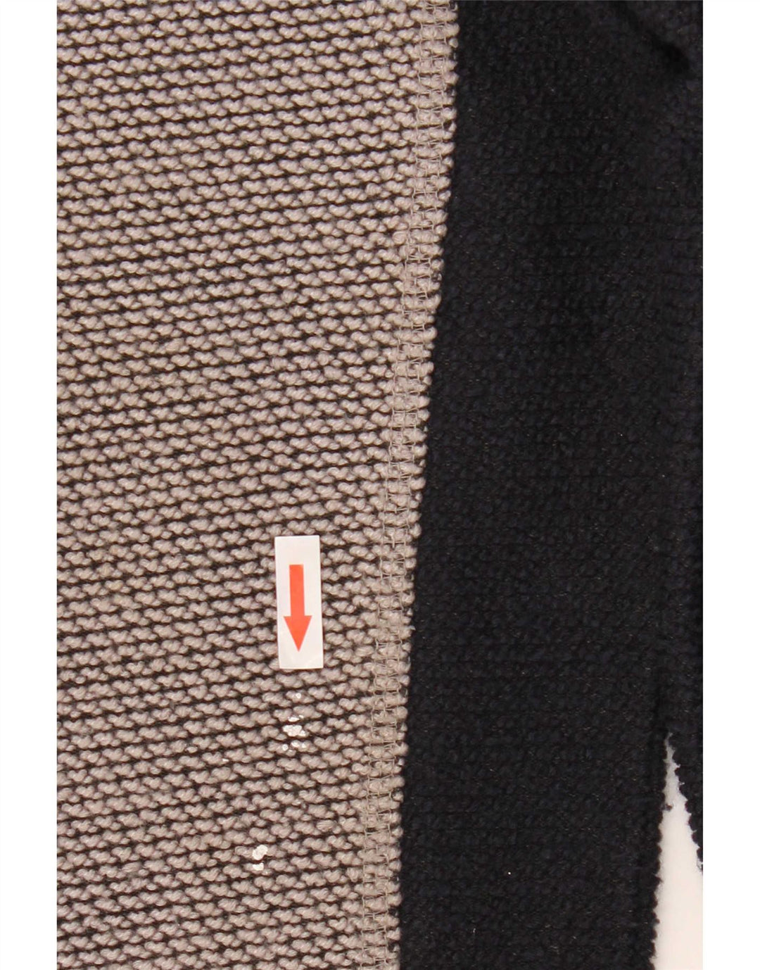 Felpa con collo con zip grafica da uomo Weird Fish, maglione color grigio medio