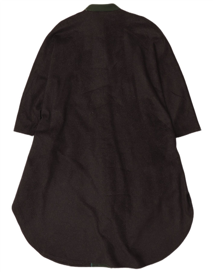 Cappotto poncho vintage da donna, taglia unica, nero
