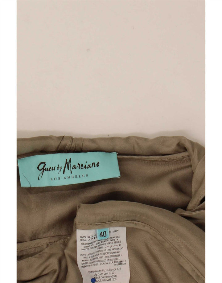 Guess By Marciano Giacca da donna con cappuccio IT 40 Small Beige Seta