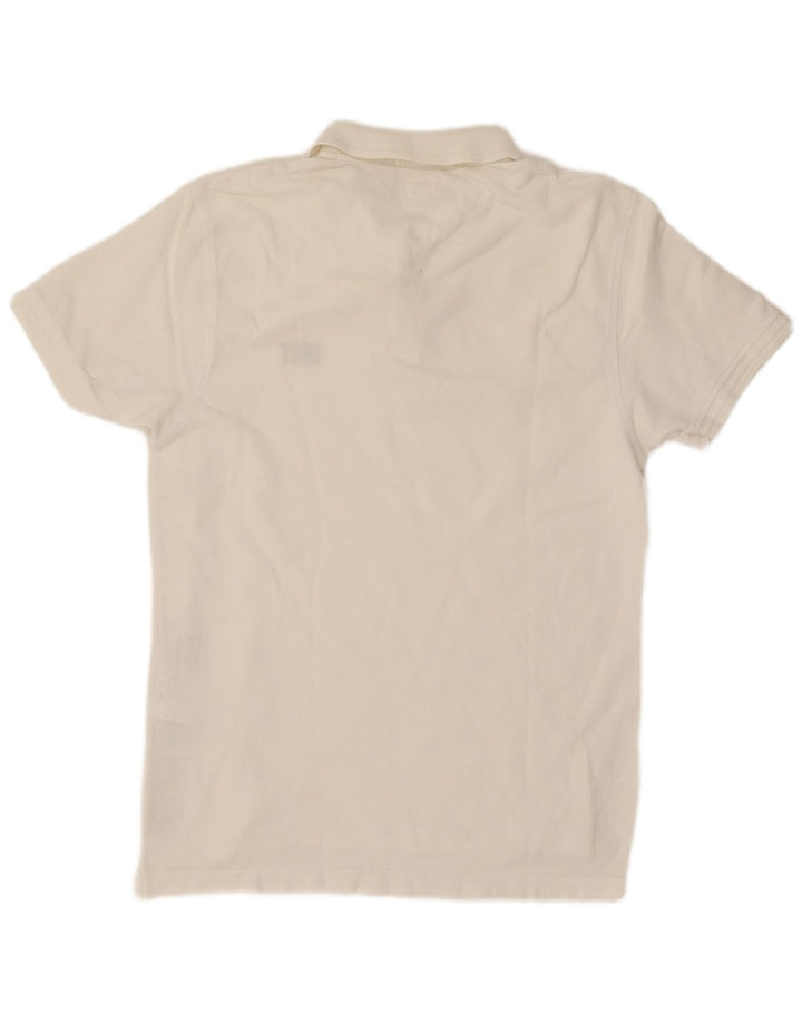 Polo Levi's da uomo in cotone bianco medio