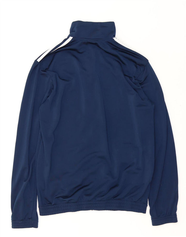 Giacca da tuta da uomo Adidas UK 40/42 Medium Navy Blu Poliestere