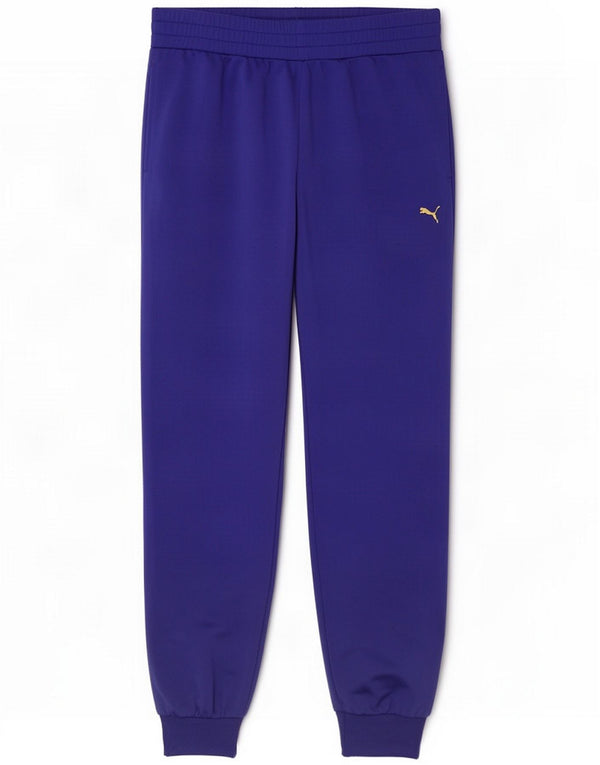 Pantaloni da tuta da donna Puma Joggers UK 14 Large Blu Poliestere