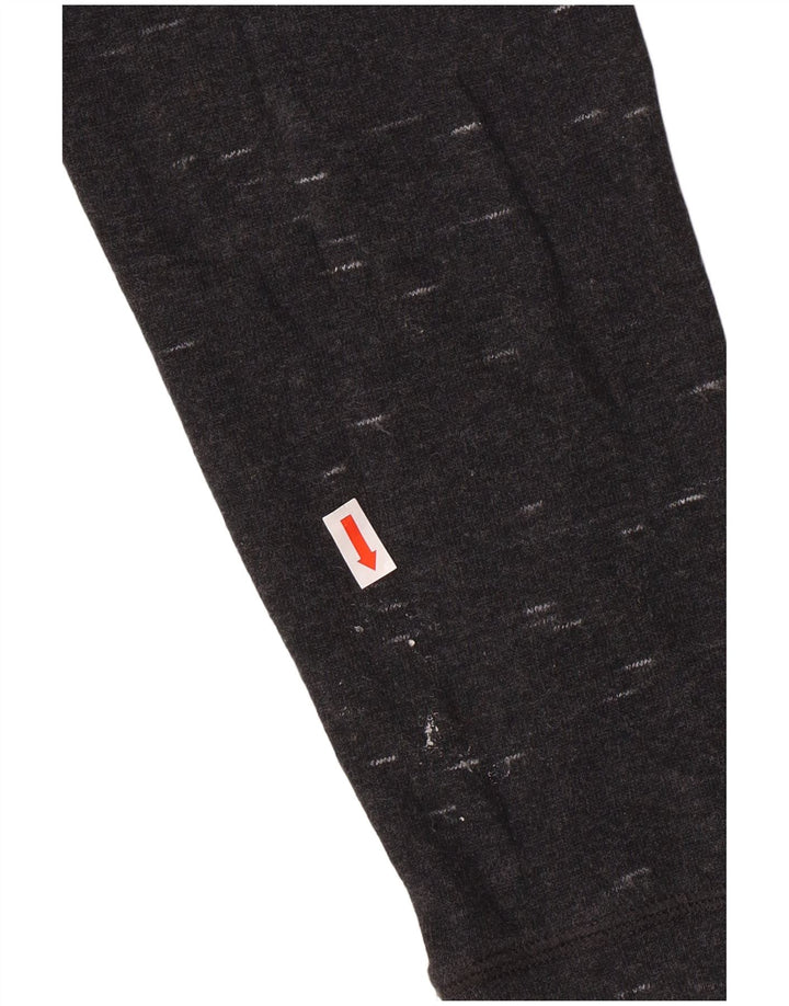 Maglione oversize con cappuccio da donna Champion UK 10 piccolo cotone chiazzato grigio