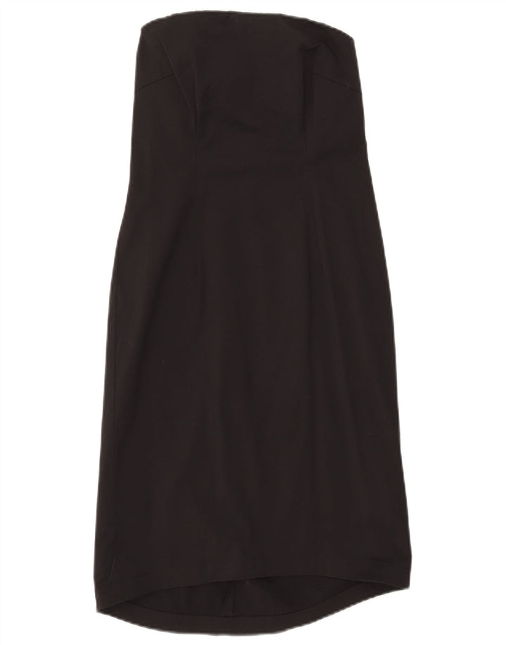 Abito senza spalline da donna J. Crew US 0 XS cotone nero