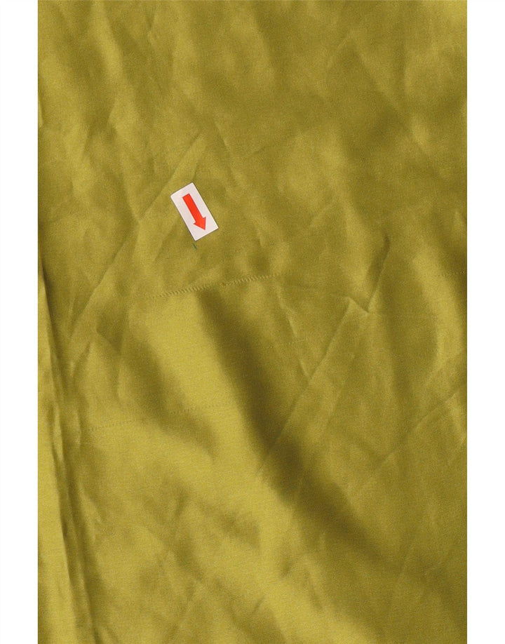 Abito grembiule da donna vintage UK 14 grande verde