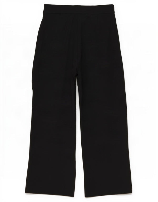 Pantaloni casual a vita alta da donna Marks & Spencer UK 12 Medium W28 L27 Navy