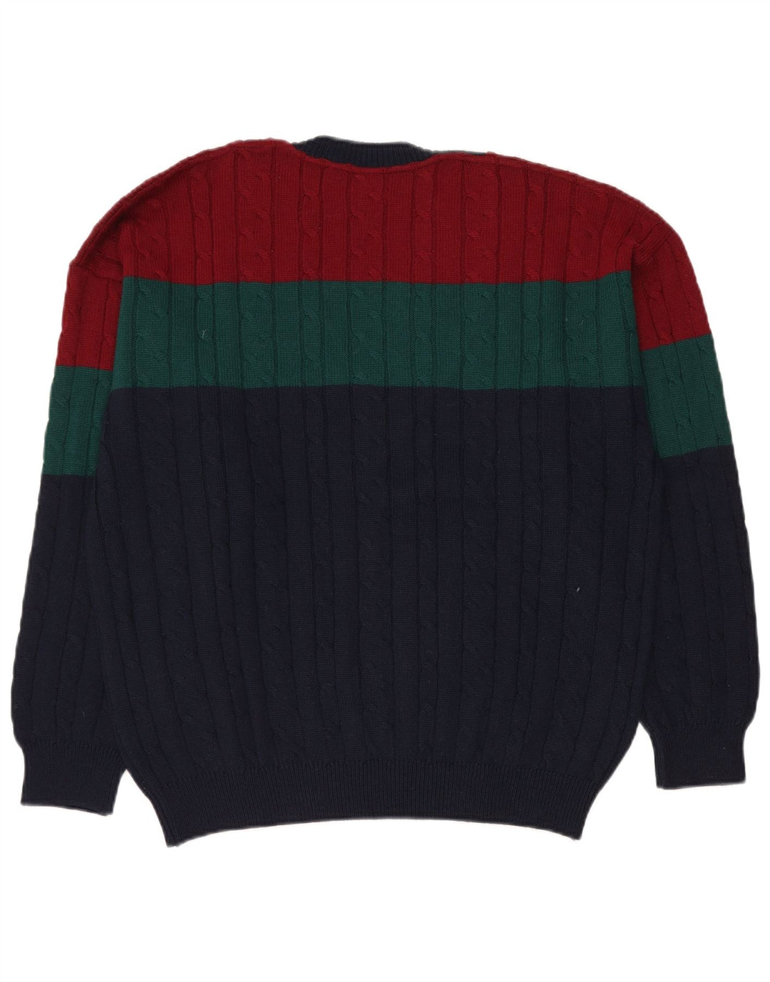 IL GRANCHIO Maglione da uomo con scollo a V XL multicolore Colourblock