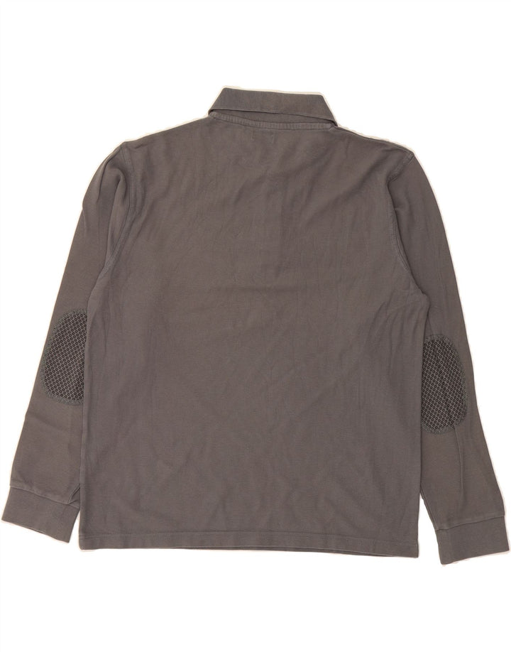 AVIREX Mens Long Sleeve Polo Shirt XL Grey Cotton Vintage Avirex and Second-Hand Avirex from Messina Hembry 